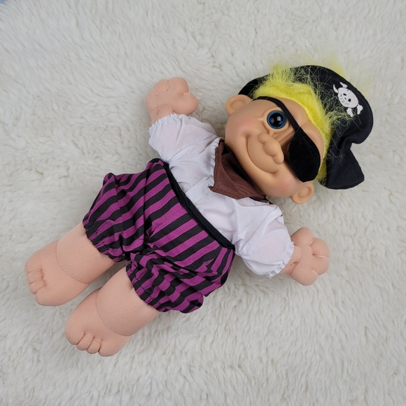 Vtg Russ Troll Kidz SINBAD 2314 Pirate Doll - Picture 1 of 16